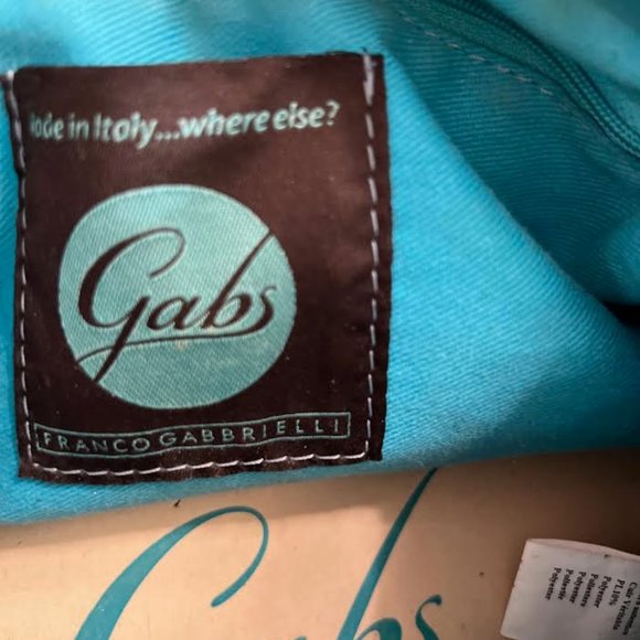 Gabs Flat Bag in Grey and Blue - Picture 11 of 12